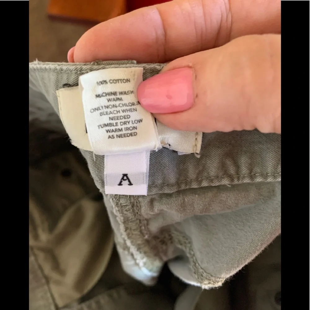 Loft Army Green Khaki Cargo Shorts
